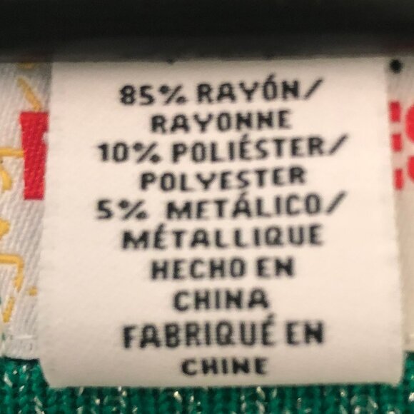 Ruby Rd. green/silver sparkly 3/4-sleeve top sz 1X - Picture 6 of 8
